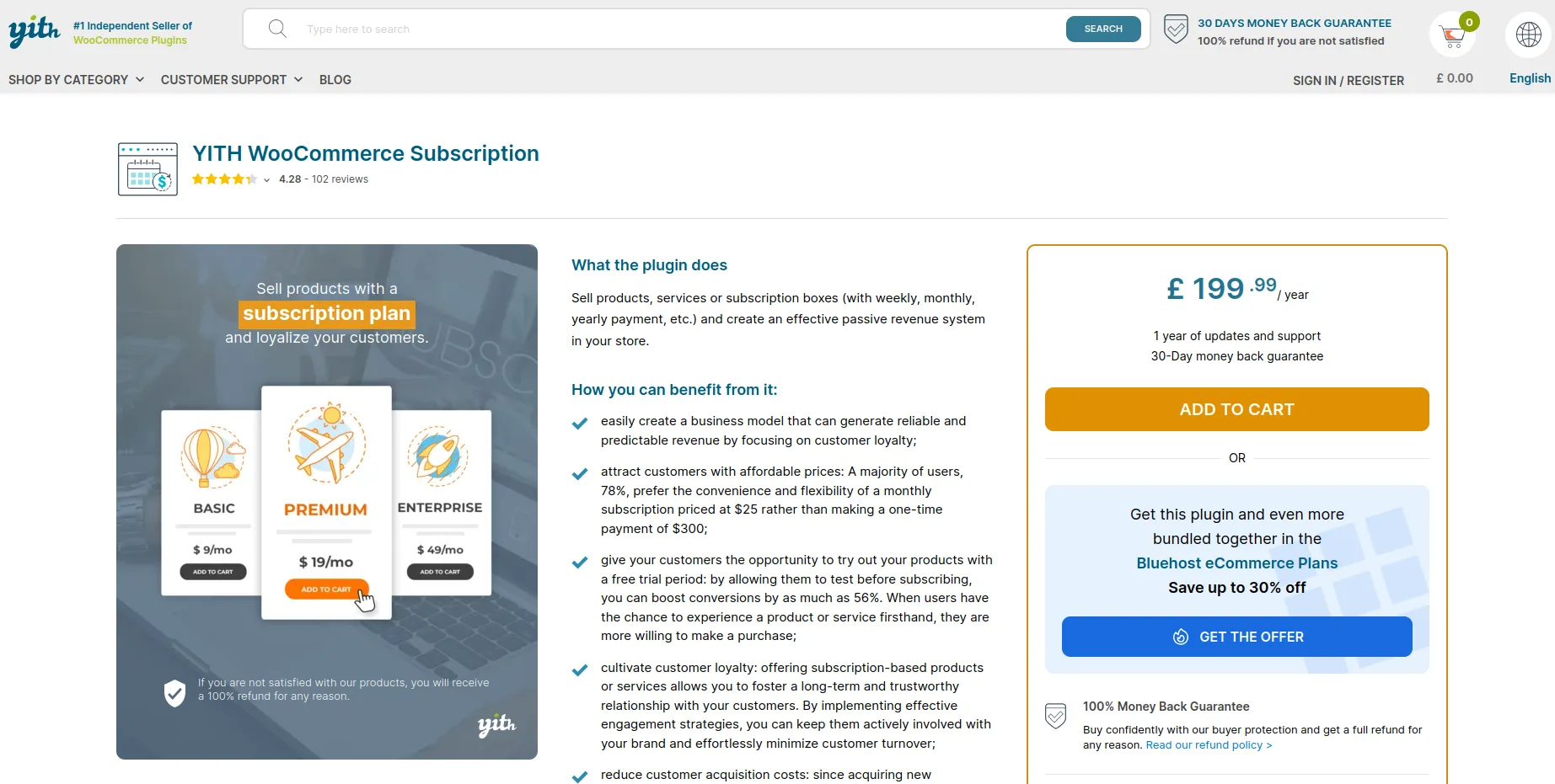 YITH WooCommerce Subscription