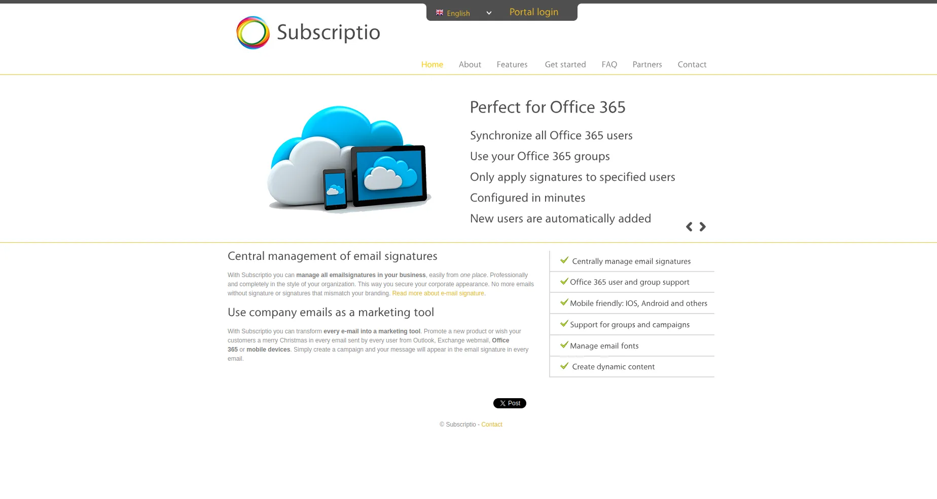 Subscriptio